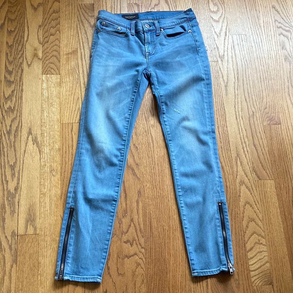 J Crew low-rise toothpick jeans